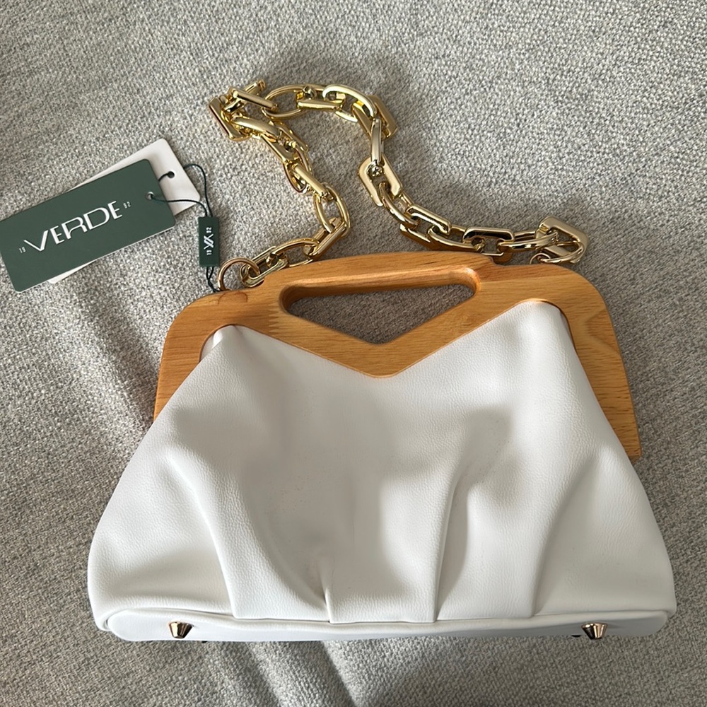 NWT white purse from Greece